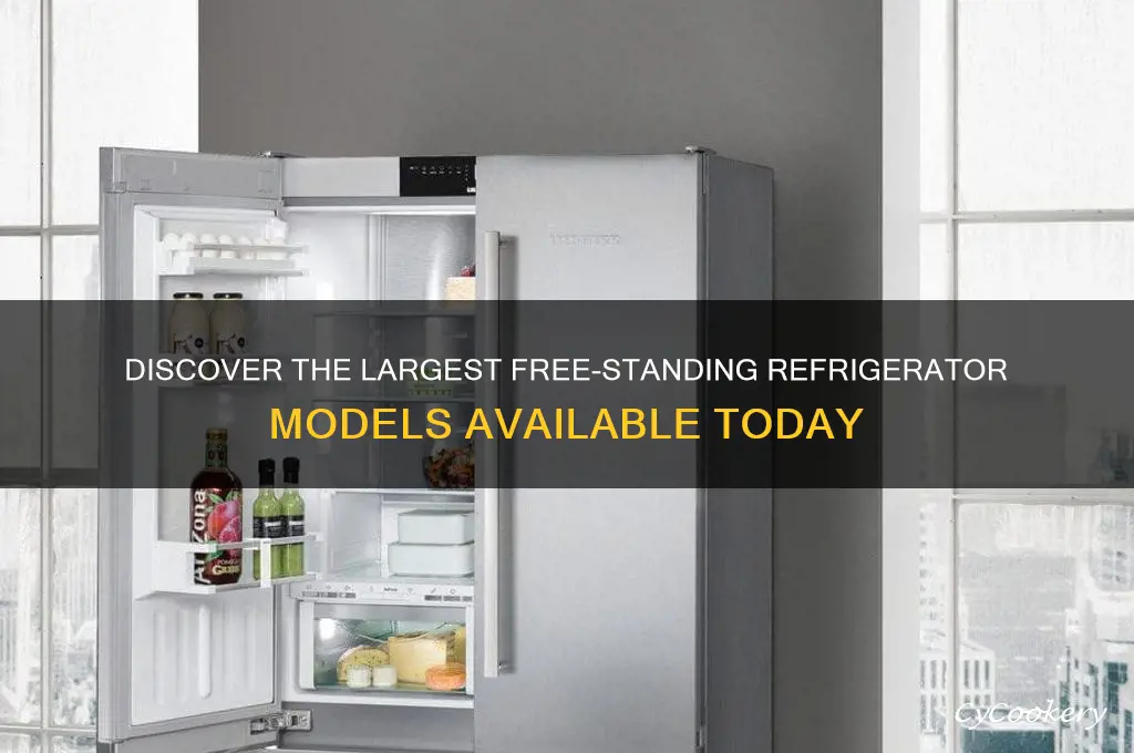 what is the largest free-standing refrigerator