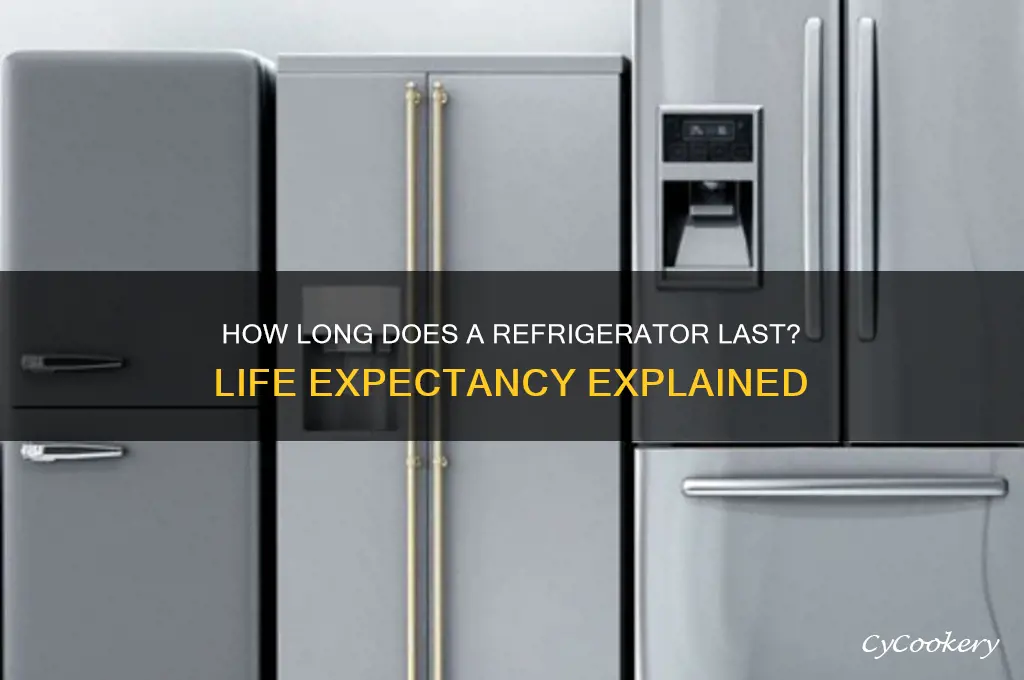 what is the life expectancy of a refrigerator