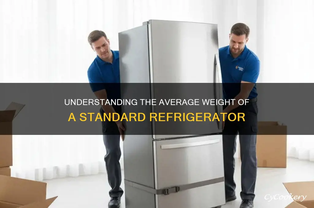 what is the mass of a refrigerator