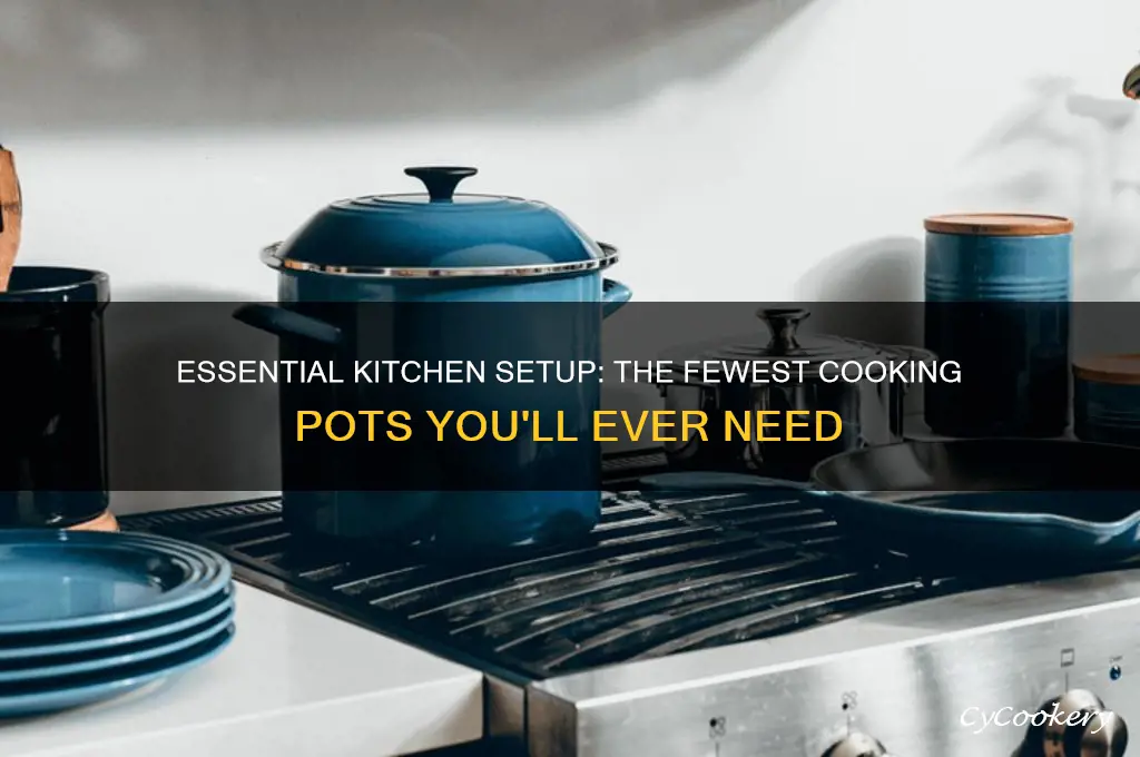 what is the minimum cooking pots