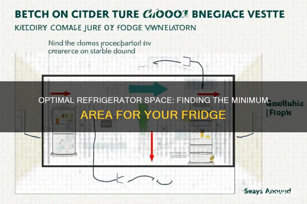 what is the minimum space for refrigerator