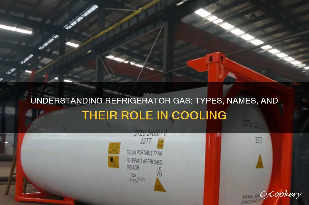 what is the name of refrigerator gas