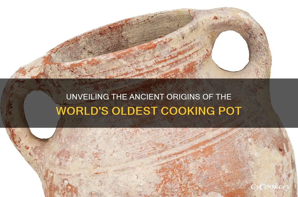 what is the oldest cooking pot