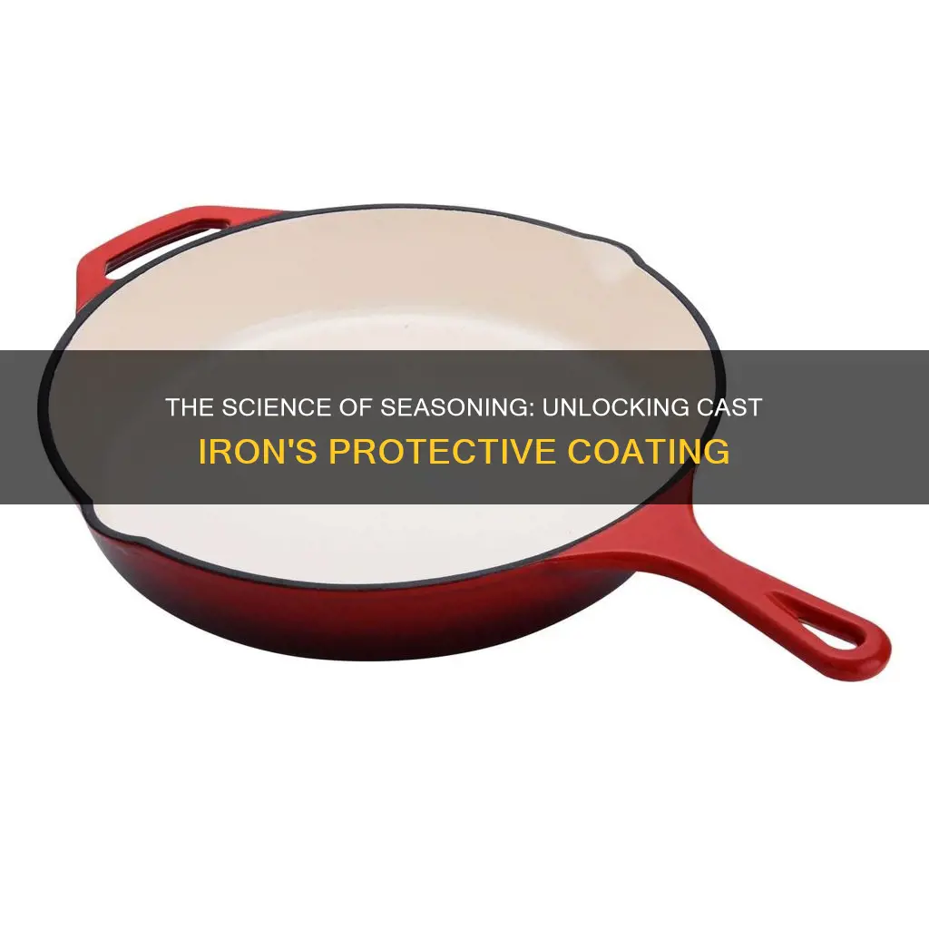 what is the protective coating on cast iron pans