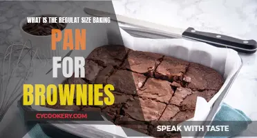 Standard Baking Pan Size for Brownies