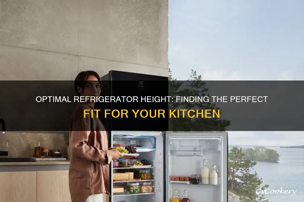 what is the rigth high for refrigerator