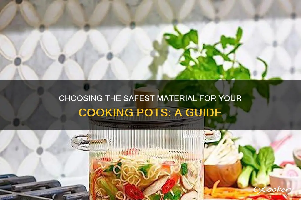 what is the saftest material for cooking pots