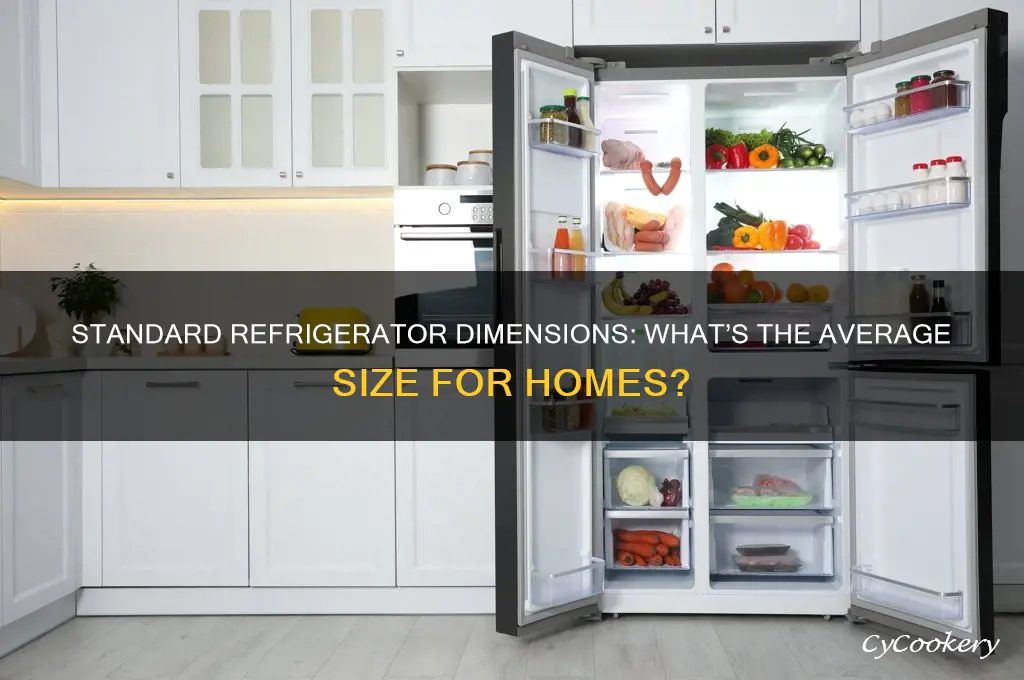 what is the size of a normal refrigerator