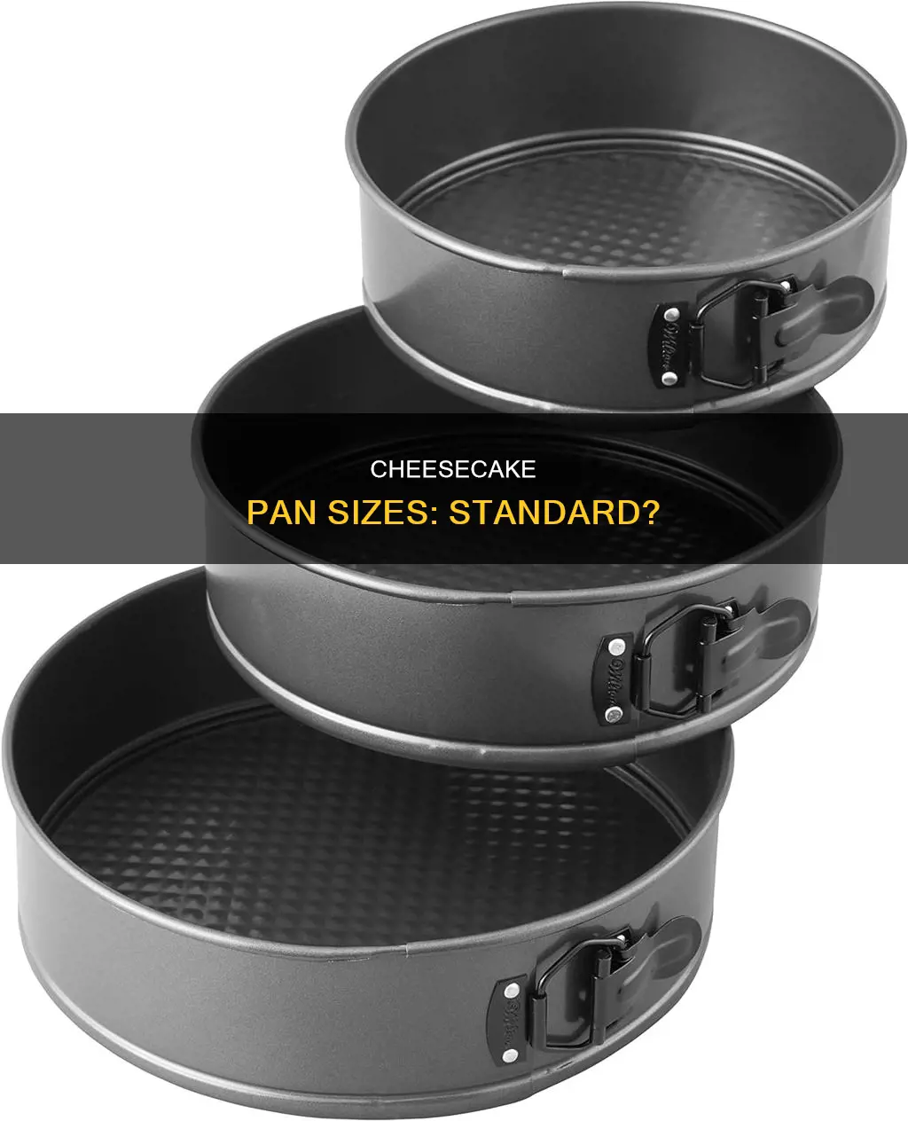 what is the standard size cheesecake pan