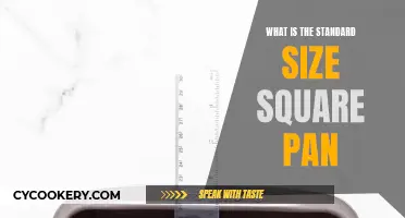 Square Pan: Standard Sizes