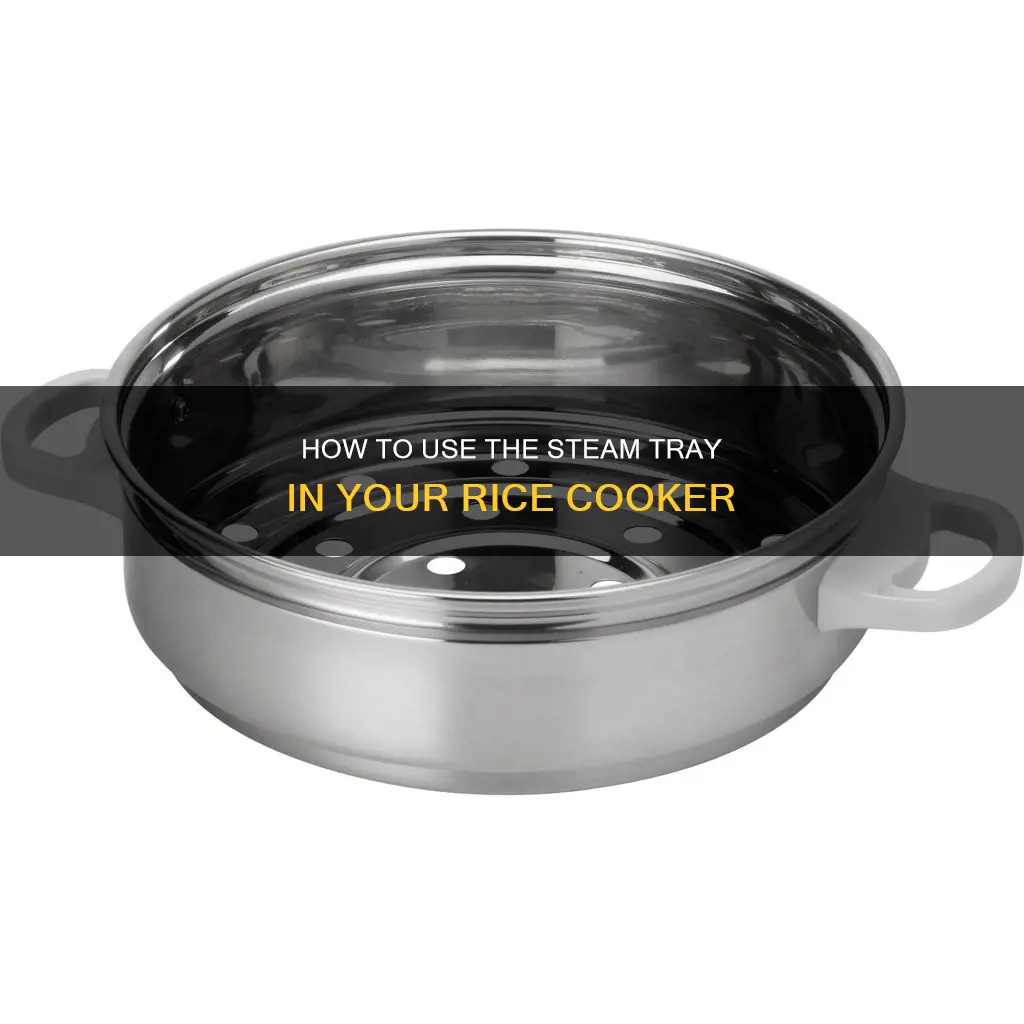 what is the steam tray for in rice cooker