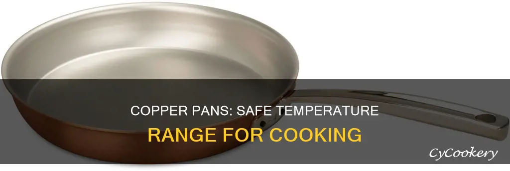 what is the temperature the copper pans can be used