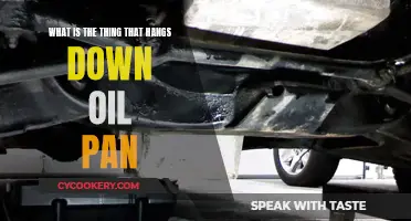 The Mystery of the Oil Pan's Hanging Object