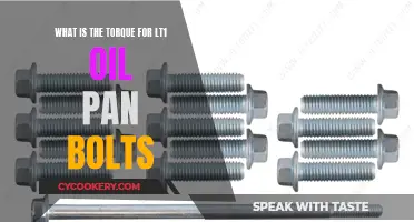 Torque Specifications for LT1 Oil Pan Bolts