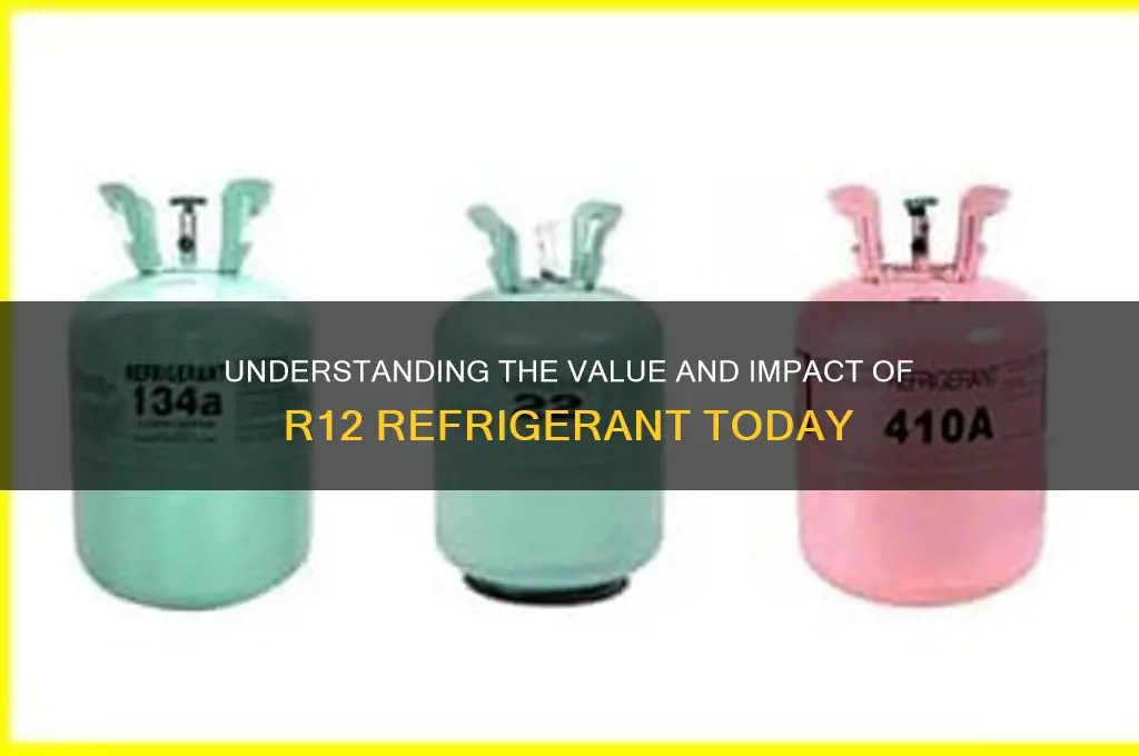 what is the value of r12 refrigerant