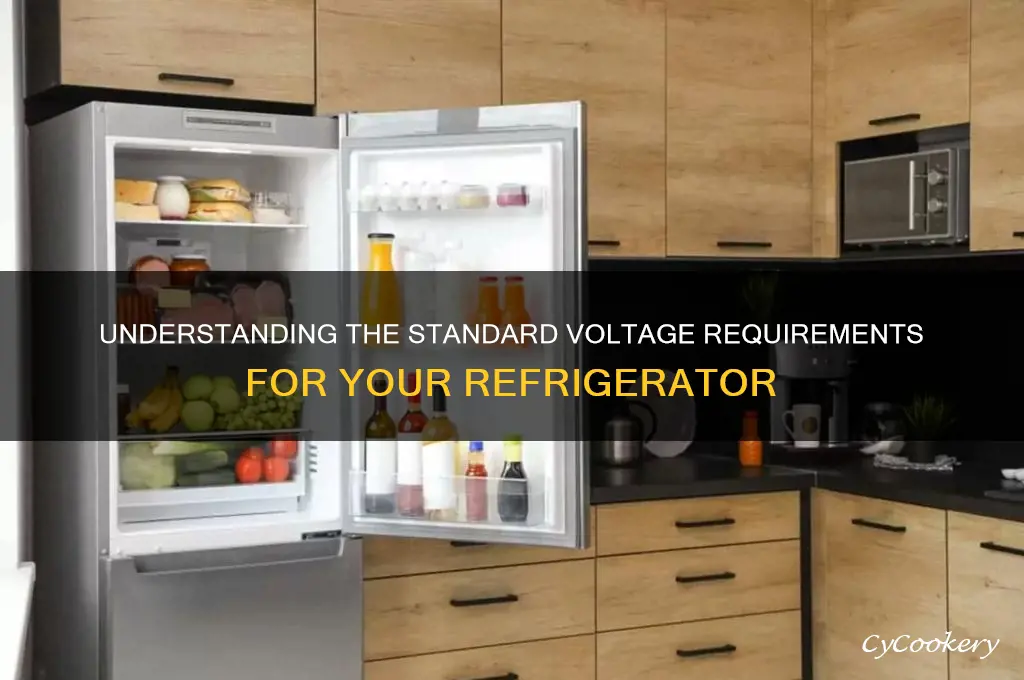 what is the voltage of a refrigerator