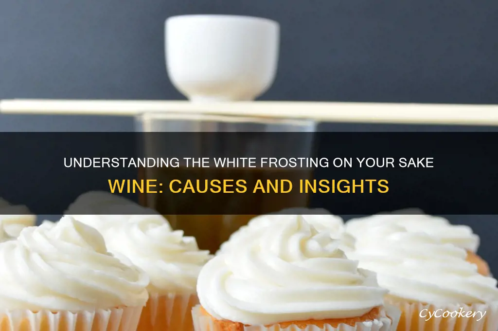 what is the white frosting on my sake wine