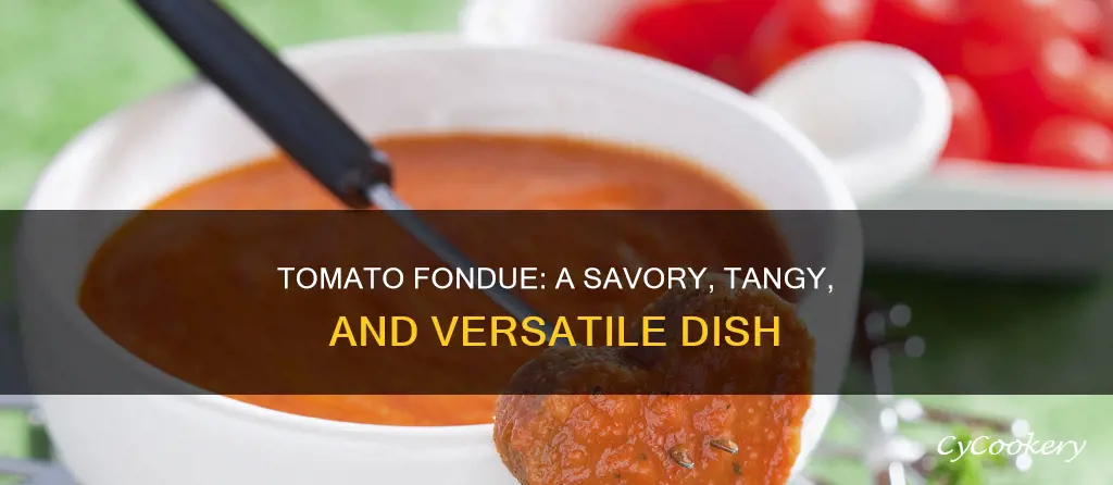 what is tomato fondue