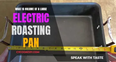 Large Electric Roasting Pan Volume Explained