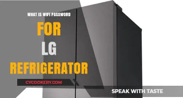 How to Find and Set Your LG Refrigerator's WiFi Password