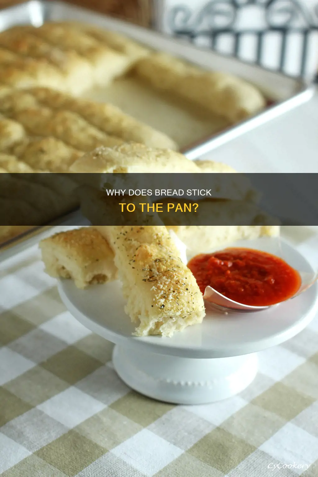 what is wrong when bread sticks to bottom of pan