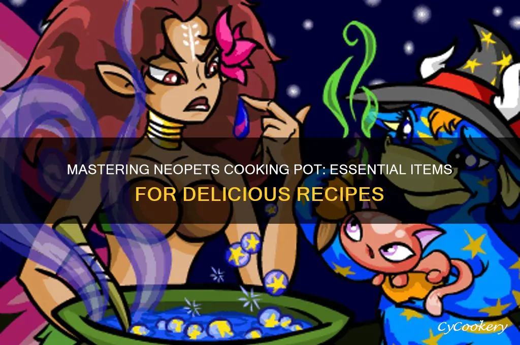 what items to put into neopets cooking pot