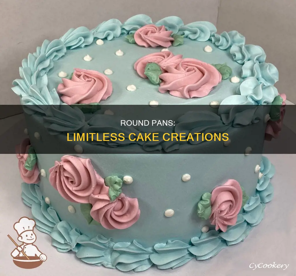 what kind of cakes can be made in round pan