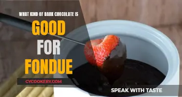 The Best Dark Chocolate Types for a Fondue