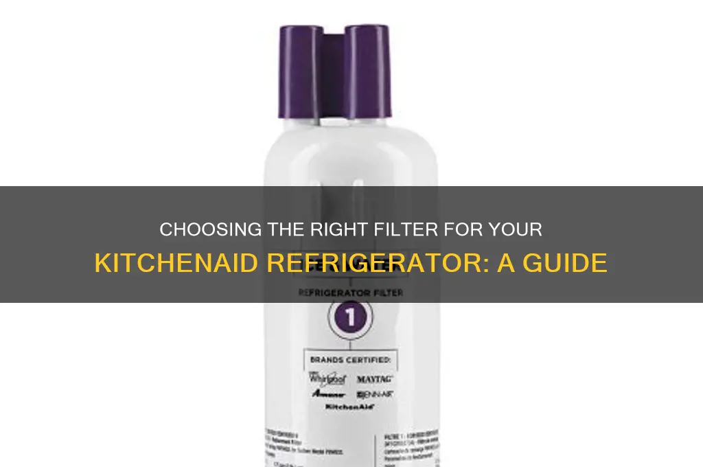 what kind of filter for kitchenaid refrigerator