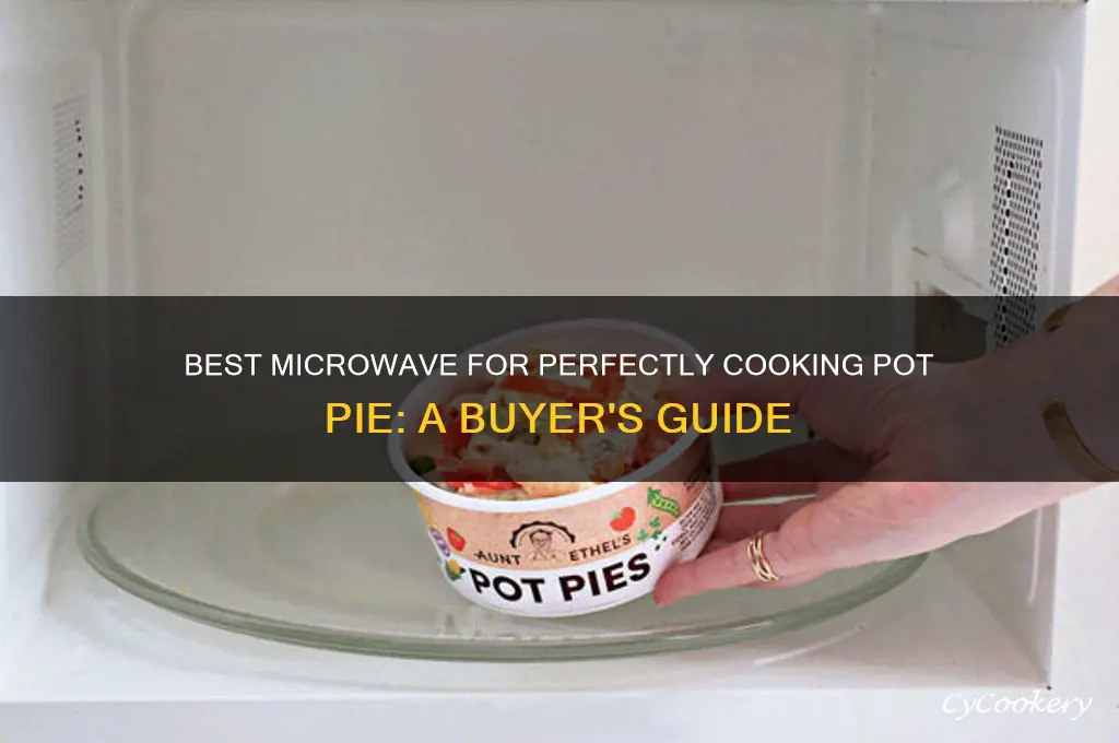 what kind of microwave to cook pot pie