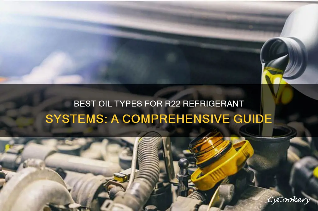 what kind of oil for r22 refrigerant