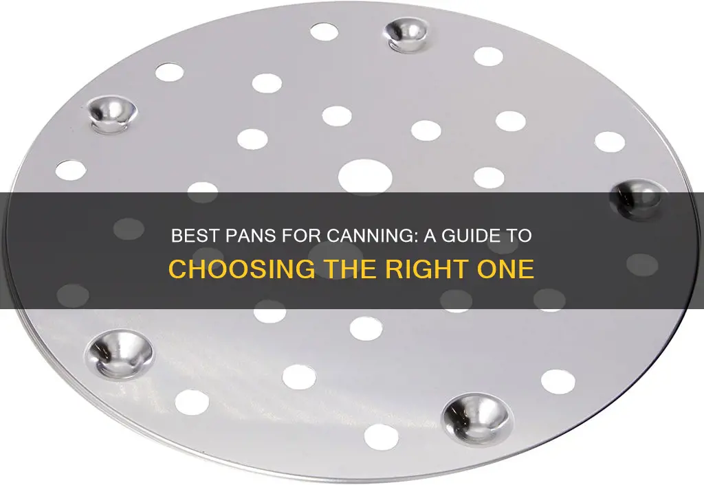 what kind of pan can be used for canning