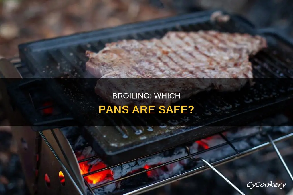 what kind of pans are safe to broil with