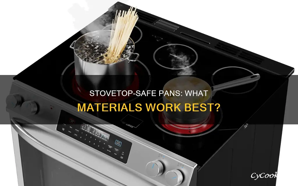 what kind of pans can be on a stove