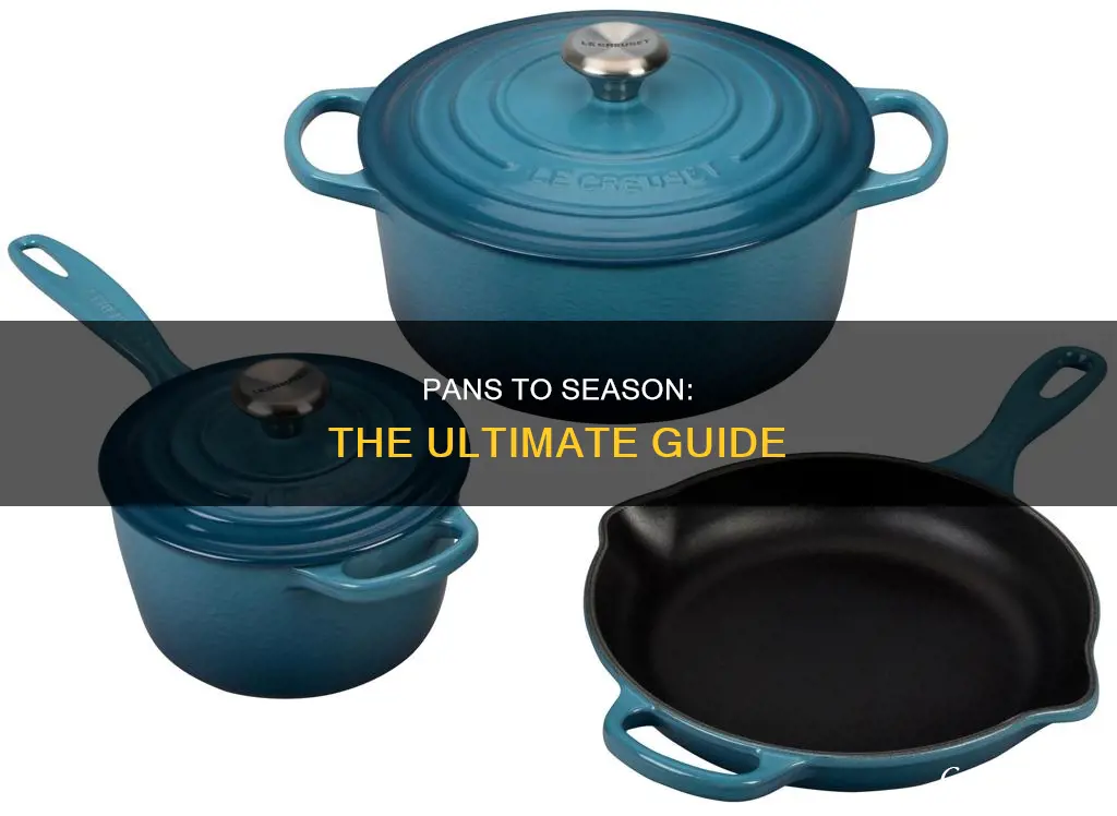 what kind of pans do you need to season