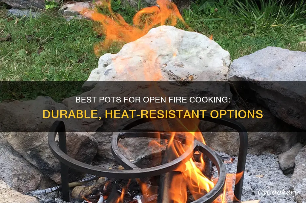 what kind of pot is best for open fire cooking
