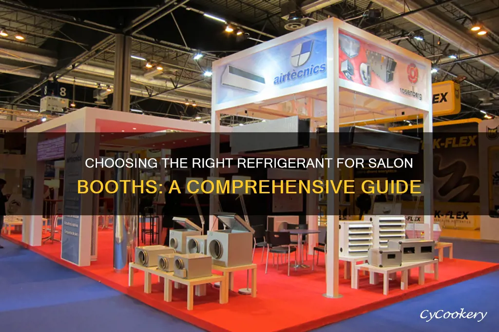 what kind of refrigerant do salon booth