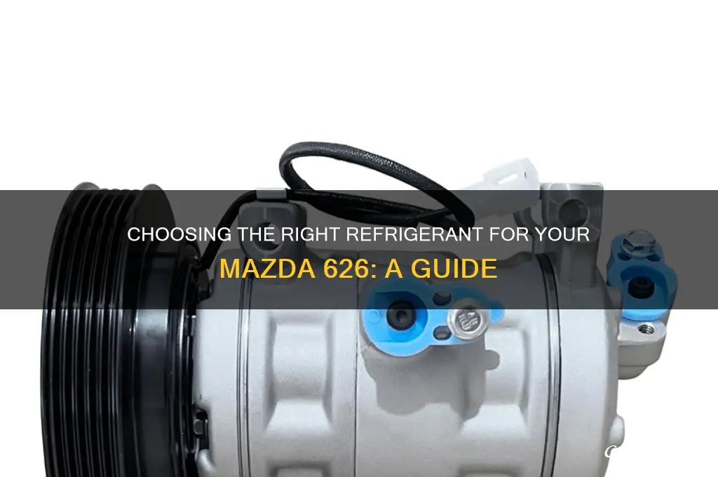 what kind of refrigerant for mazda 626