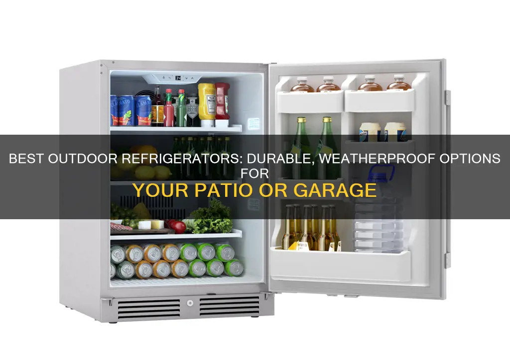 what kind of refrigerator can be used outdoors