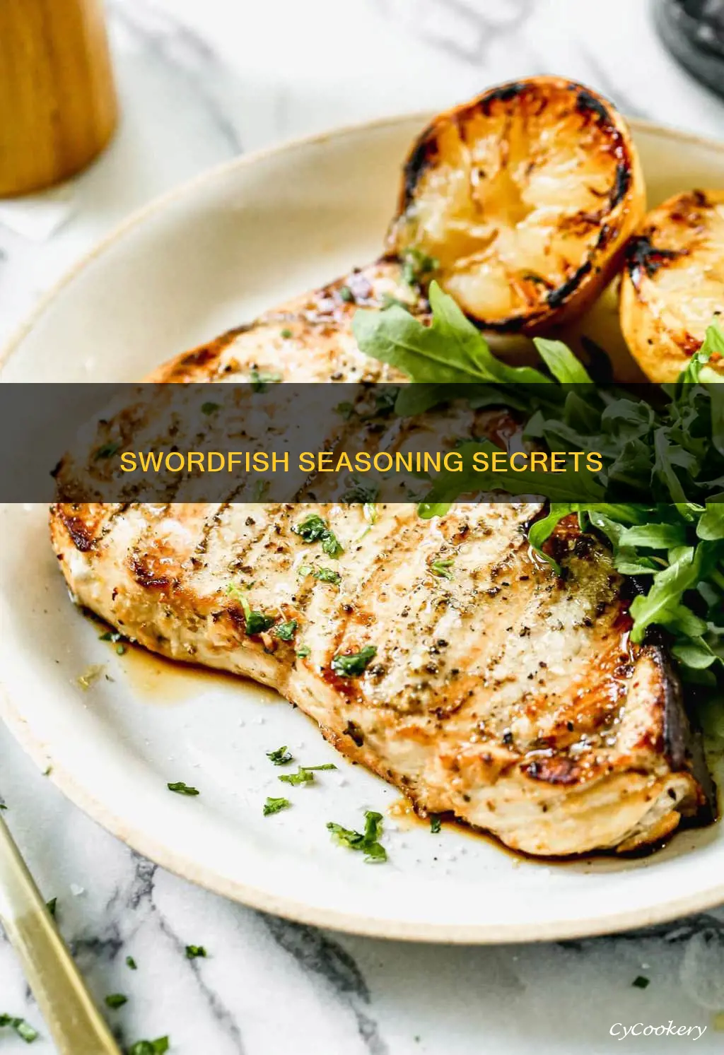 what kind of seasoning for pan seared swordfish