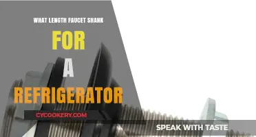 Choosing the Right Faucet Shank Length for Your Refrigerator
