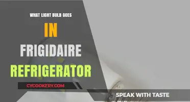 Choosing the Right Light Bulb for Your Frigidaire Refrigerator