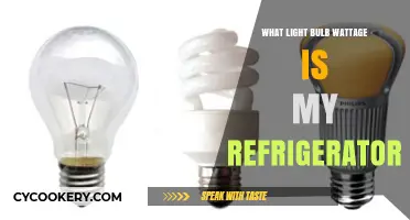 Choosing the Right Wattage for Your Refrigerator's Light Bulb