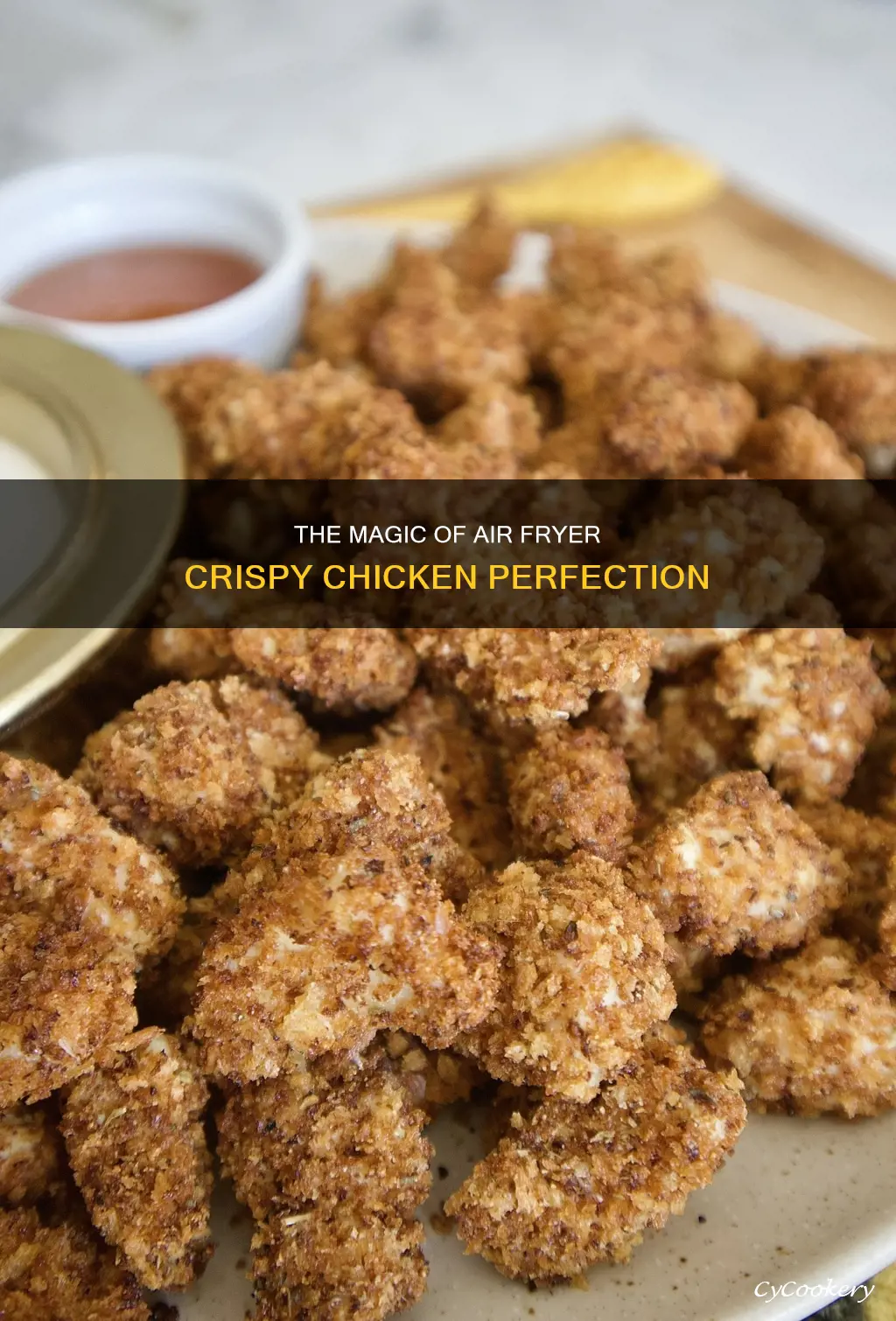 what makes chicken crispy in air fryer