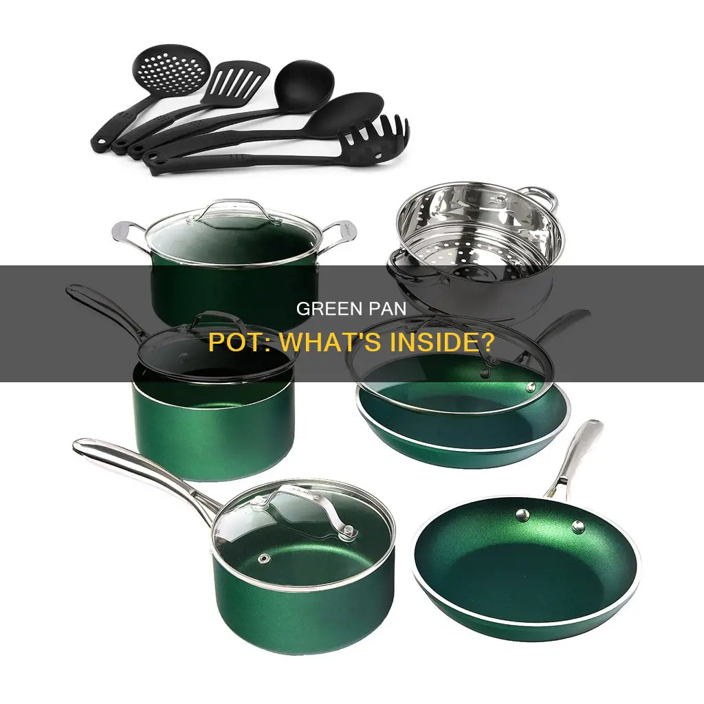 what material inside of green pan pot