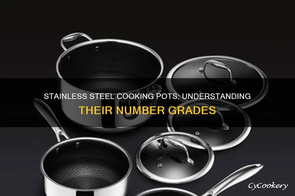 what number is stainless steel cooking pots