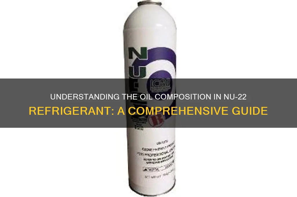 what oil is in nu 22 refrigerant
