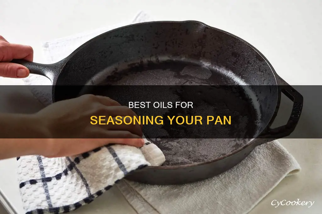 what oil to season pan