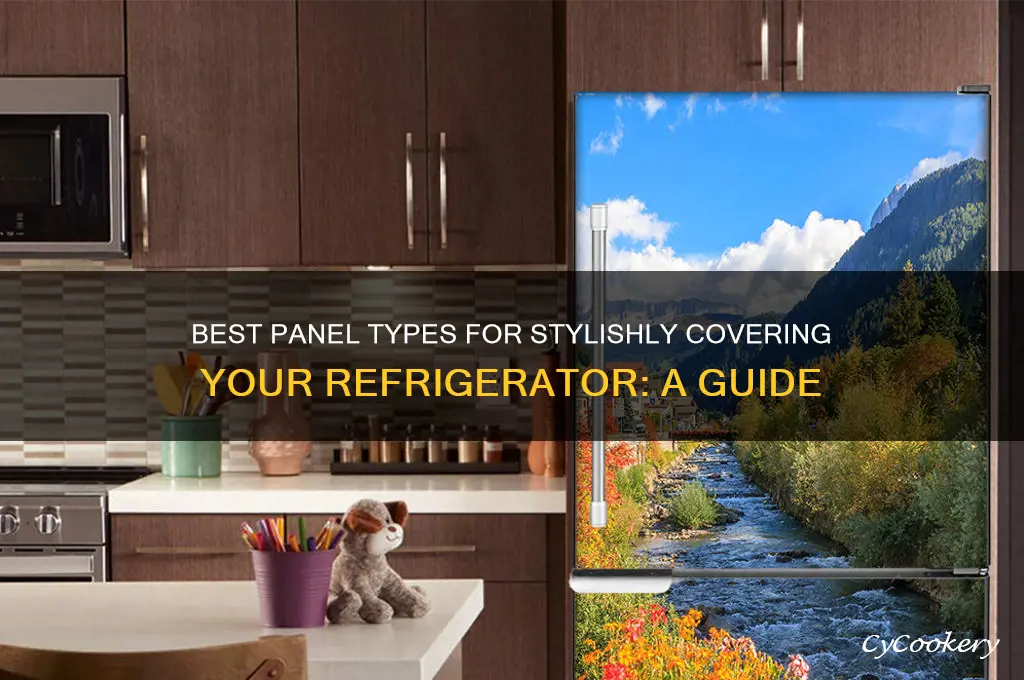 what panel type for covering a refrigerator
