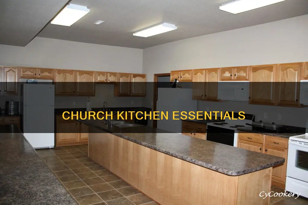 what pans and utensils are needed for a church kitchen